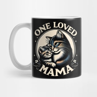 One loved mama - cats Mug